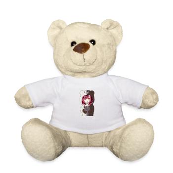 Anime Capuche - Nounours - blanc - Devant