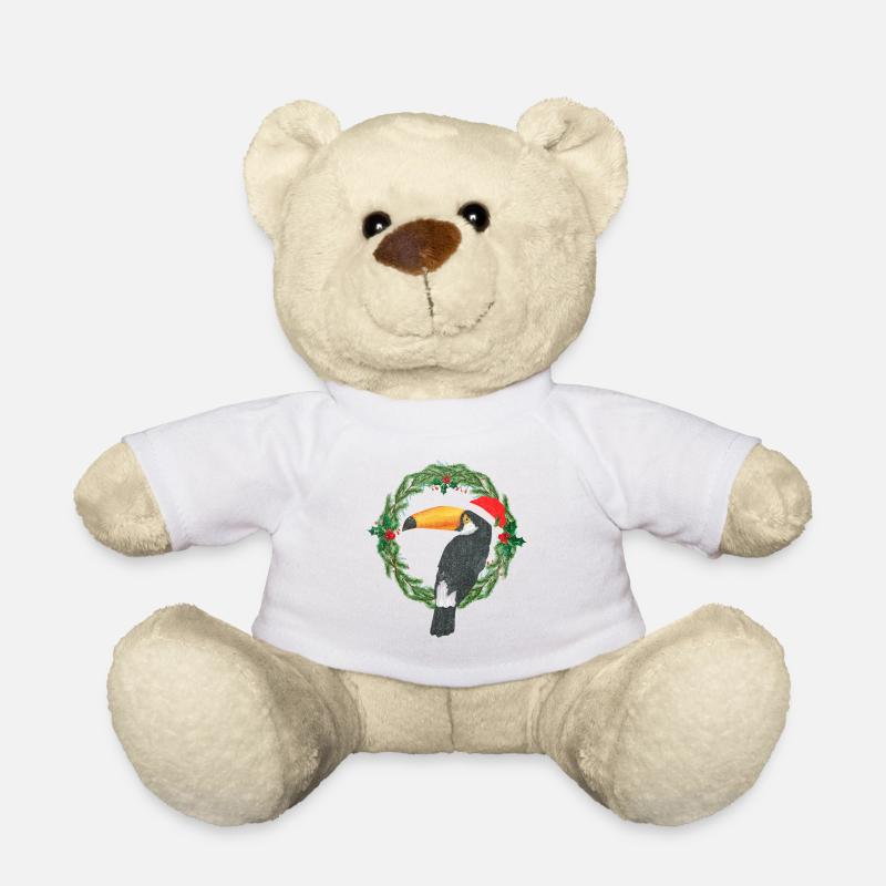 Cool funny merry Christmas Toucan bird present - Nounours - blanc