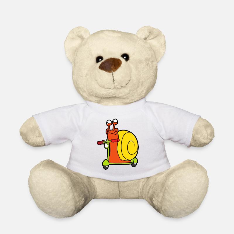 escargot - Nounours - blanc