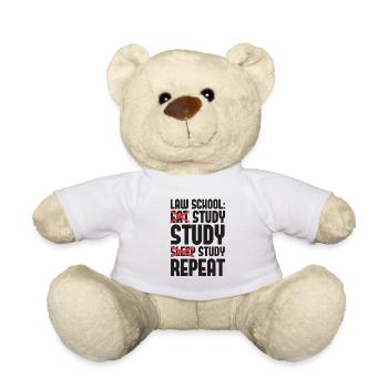 Lawyer Law student Law Law studies - Teddy Bear - white - Front