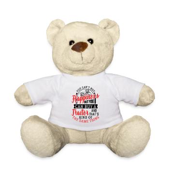 Farmer Happiness Acheter un tracteur - Nounours - blanc - Devant