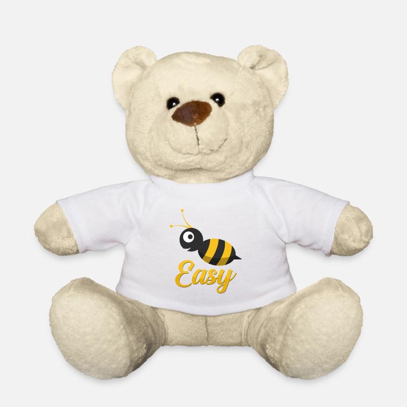 Bienen - Teddy - Weiß