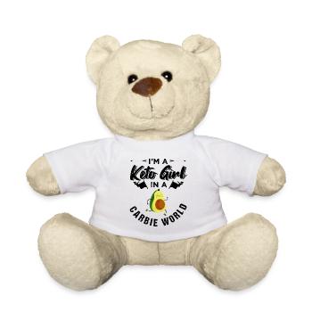 Keto Girl In A Carbie Word Ketogenic Diet - Teddy - Weiß - Vorne