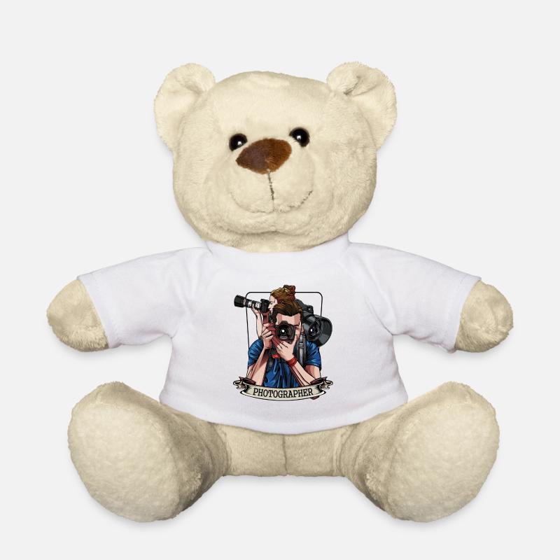 Photographe - Nounours - blanc