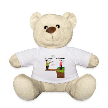 Socialism against capitalism conservative - Teddy Bear - white - Front
