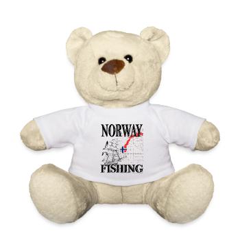 Norway -Norge-Norvège -Pêche - Nounours - blanc - Devant