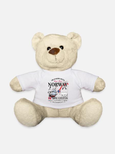 Norway Fishing Skandinavia - Teddy - Weiß