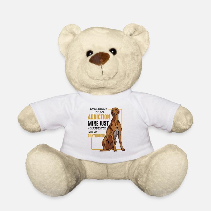 lévrier - Nounours - blanc