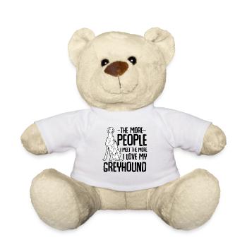 lévrier - Nounours - blanc - Devant