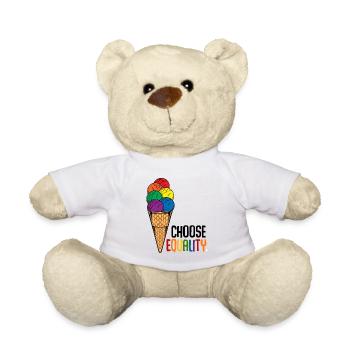 LGBT - Teddy - Weiß - Vorne