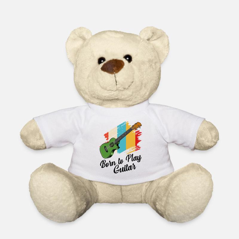 guitar - Teddy Bear - white