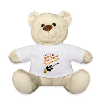 Ich habe Störung mit mehreren Gitarren Lustiger Bass - Teddy - Weiß - Vorne