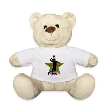 Women Volleyball Ball Sport Training Gift - Teddy Bear - white - Front