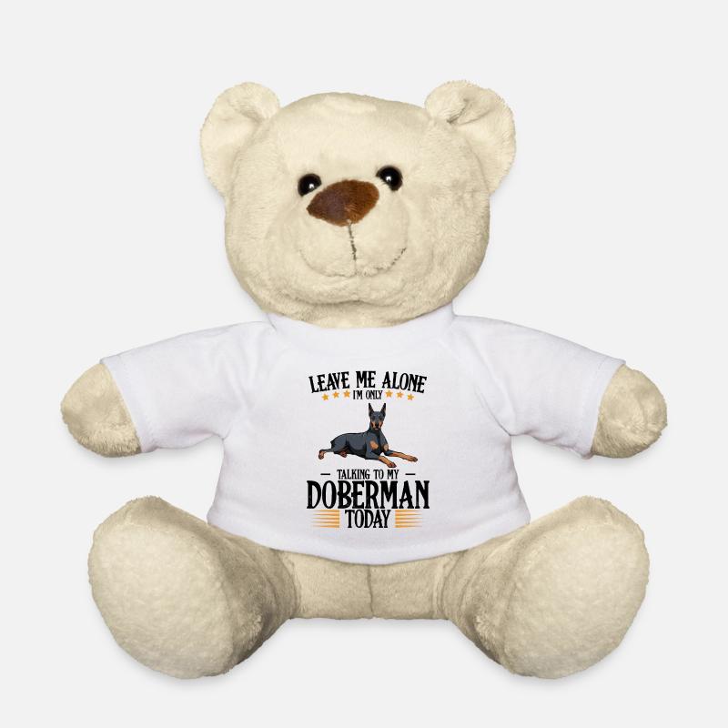 Dobermann - Nounours - blanc