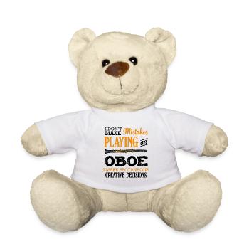 hautbois - Nounours - blanc - Devant