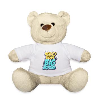 Bester Großer Bruder - Teddy - Weiß - Vorne