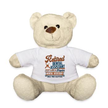 Retired Dental Assistant - Teddy - Weiß - Vorne