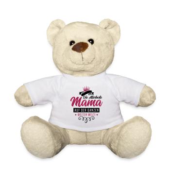 Die Allerbeste Mama auf der ganzen Welt - Teddy - Weiß - Vorne