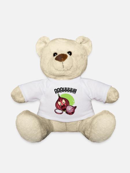 Onion onions - Teddy Bear - white