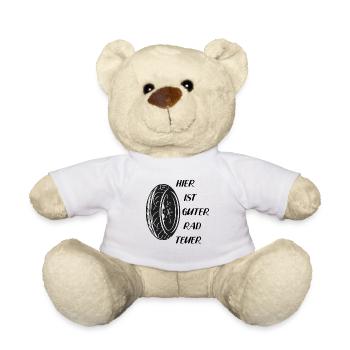 Rad Reifen Auto Motorrad Motorsport Mechaniker - Teddy - Weiß - Vorne