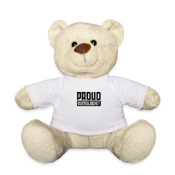 Profession sociologie société étudiante sociologue - Nounours - blanc - Devant