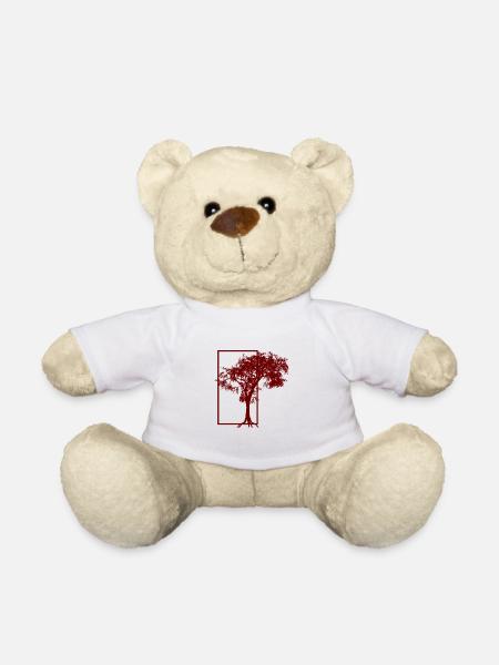 Baum - Teddy - Weiß
