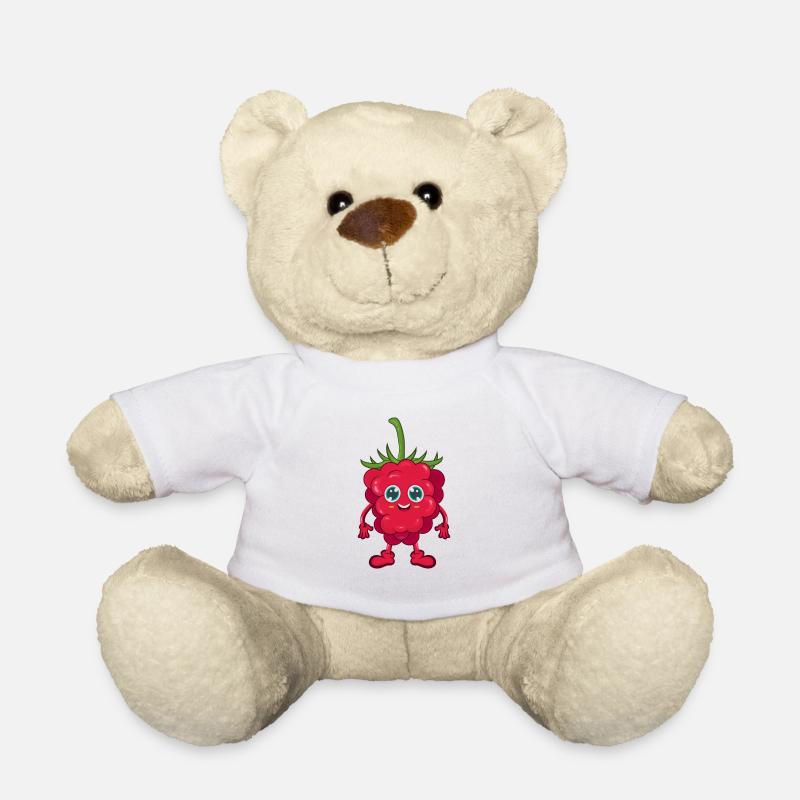 Himbeere - Teddy - Weiß