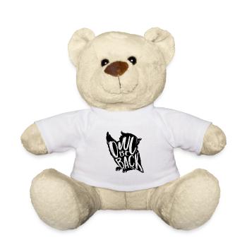 Eule - Teddy - Weiß - Vorne