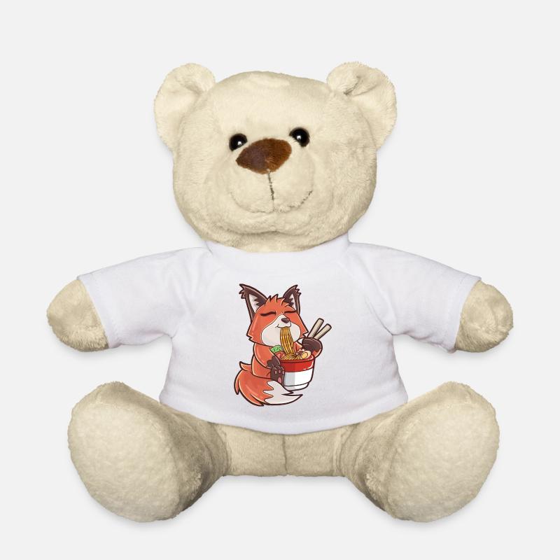 Ramen Kawaii Fuchs - Teddy - Weiß
