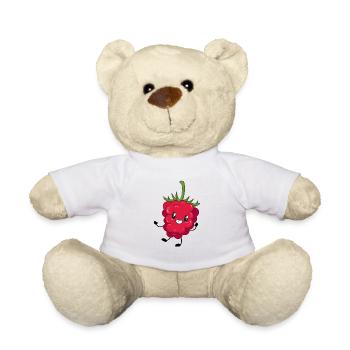 Himbeere - Teddy - Weiß - Vorne