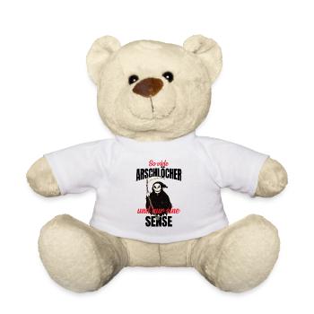 So Viele Arschlöcher Und Nur Eine Sense! Geschenk - Teddy - Weiß - Vorne
