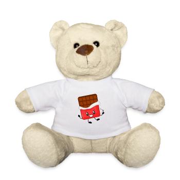 Chocolate music - Teddy Bear - white - Front