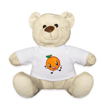 Orange - Teddy - Weiß - Vorne