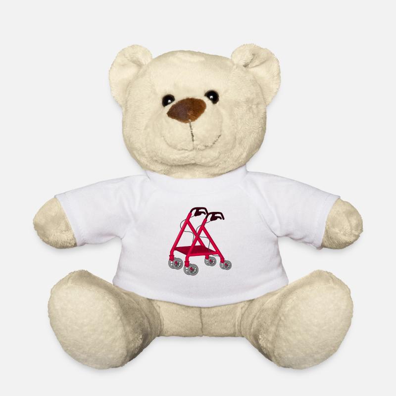Rollator Gehhilfe - Teddy - Weiß