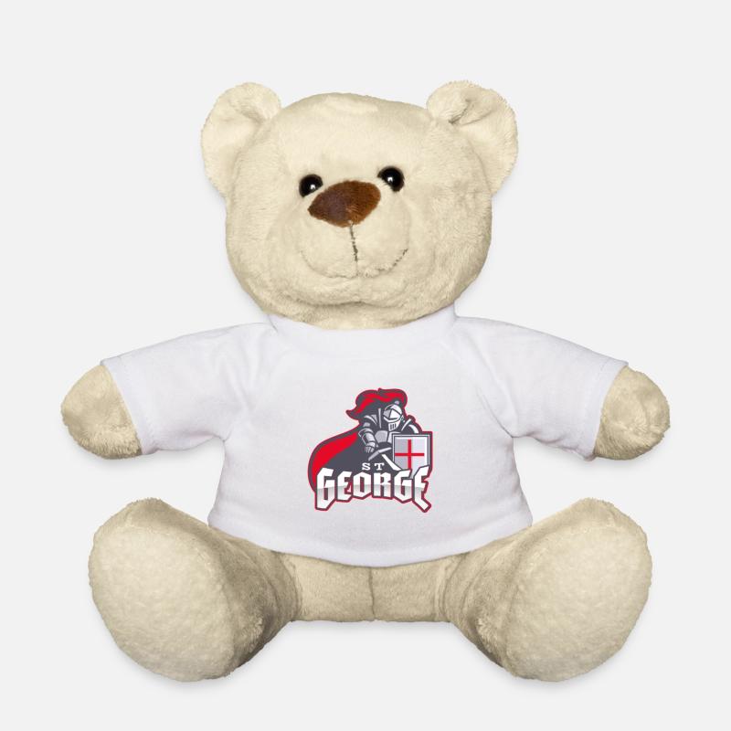 St George, Englisches Erbe - Teddy - Weiß