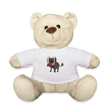 Warzenschwein Wildschwein - Teddy - Weiß - Vorne