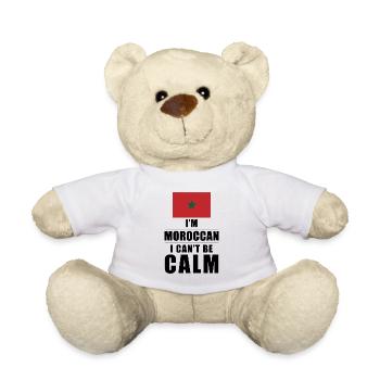 Marokko Cant Keep Calm - Teddy - Weiß - Vorne