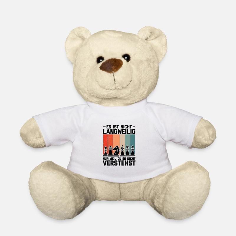 Schach - Teddy - Weiß