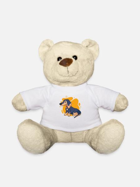 dachshund - Teddy - Weiß