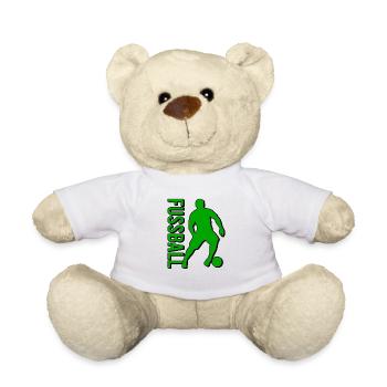 Fußball Fussball - Teddy - Weiß - Vorne