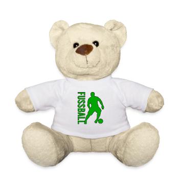 Fußball Fussball - Teddy - Weiß - Vorne