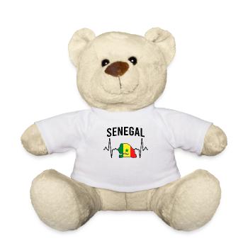 Sénégal Heartbeat - Nounours - blanc - Devant