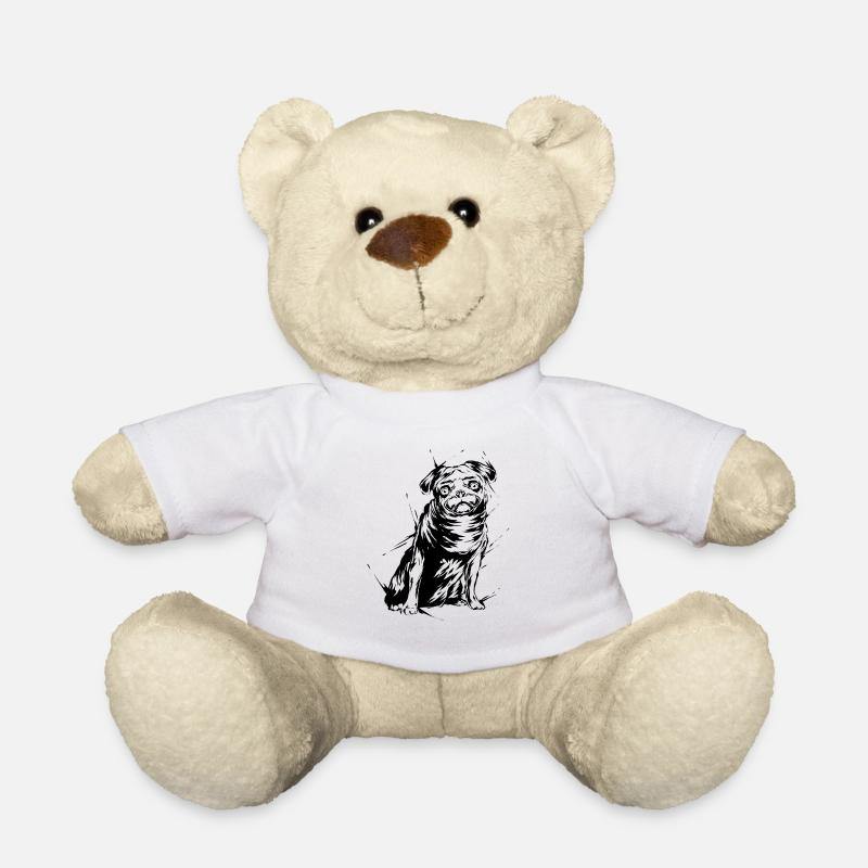 Mops - Teddy - Weiß