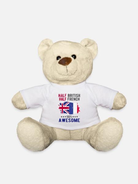 Halb Brite Halb Brite - Teddy - Weiß