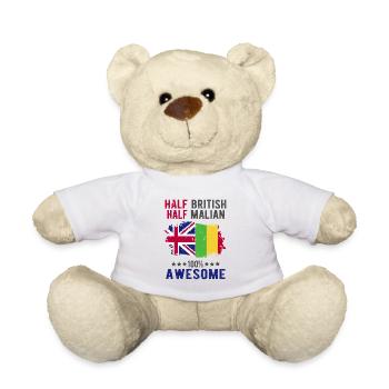 Halb Brite Halb Malier - Teddy - Weiß - Vorne