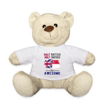 Halb Brite Halb Singapurer - Teddy - Weiß - Vorne