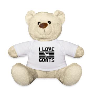I love goats - Teddy - Weiß - Vorne