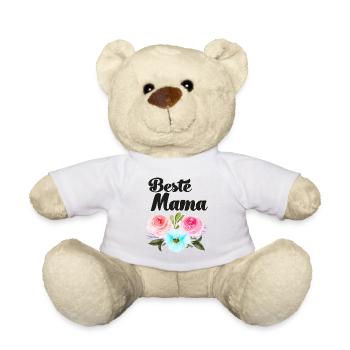 So sieht eine coole Mama aus Mami Schweiz Mutter - Teddy - Weiß - Vorne