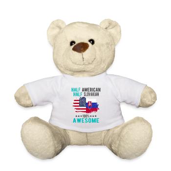 Halb Amerikaner Halb Slowake - Teddy - Weiß - Vorne