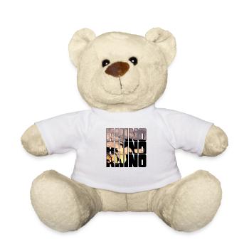 Rhinoceros - Teddy Bear - white - Front